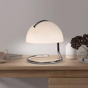 Näve Lampa stołowa Burano, biały / opal, salon / jadalnia, szkło, vintage