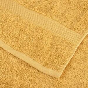 Ręczniki toaletowe premium, solund 2 szt., złote, 30x30 cm, 600 g/m²