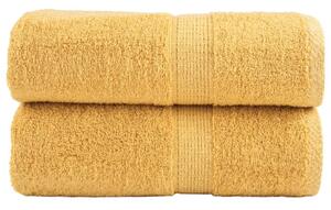 Ręczniki toaletowe premium, solund 2 szt., złote, 30x30 cm, 600 g/m²