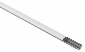 Profil do taśm LED RW02 narożny czarny + klosz mrożony 2m Ecolight