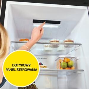 Lodówka CANDY CNCQ2T620EB Fresco 300 No Frost 205cm Czarna