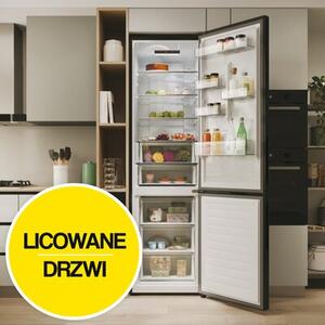 Lodówka CANDY CNCQ2T620EB Fresco 300 No Frost 205cm Czarna
