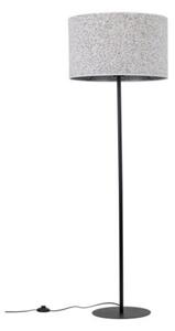Lampa podłogowa glamour TK Lighting VELLUM Black 16166 E27 150 cm z włącznikiem nożnym, do salonu i sypialni IP20