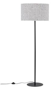 Lampa podłogowa glamour TK Lighting VELLUM Black 16166 E27 150 cm z włącznikiem nożnym, do salonu i sypialni IP20