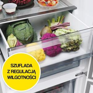 Lodówka CANDY CNCQ2T620EB Fresco 300 No Frost 205cm Czarna
