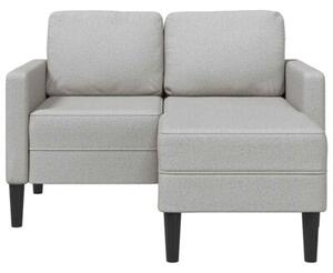 Sofa 2-osobowa z szezlongiem w ksztaÅcie litery l cloud grey
