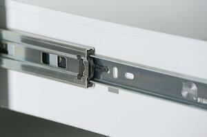 Szafka warsztatowa na narzędzia KOVONA, 3 półki, 1 szuflada, do montażu własnego, 450 x 400 x 1000 mm, szare drzwi