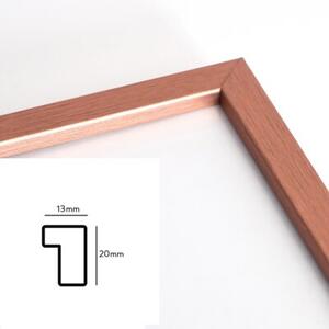 Ramka na zdjęcia 40x40 cm rama MDF kolor miedziany FRAMAI®