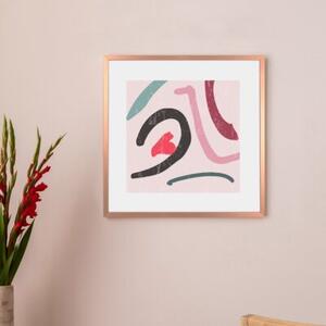 Ramka na zdjęcia 40x40 cm rama MDF kolor miedziany FRAMAI®