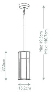 KICHLER Lampa wisząca Camillo, możliwość ściemniania, mosiężny / złoty, aluminium