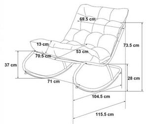 Fotel bujany MIRPOL Vibe-b
