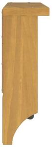 Wieszak ścienny na ubrania sandnes 87x12x35cm drewno lite sosna