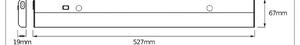 OSRAM Oprawa podszafkowa LED z czujnikiem LINEAR FLAT, 4000 K srebrna FLAT, chromowy / srebrny, kuchnia, aluminium