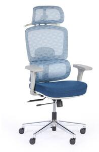 Krzesło biurowe TERRY, niebieski