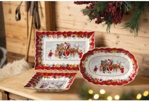 Półmisek kwadratowy św. Mikołaj za oknem Toy's Fantasy Villeroy & Boch