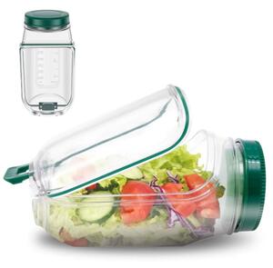 Lunchbox 2W1 Słoik Na Sałatkę Z Pojemnikiem Na Sos
