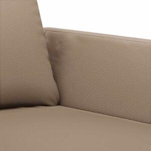 Sofa, 2-osobowa kolor cappuccino, 120 cm, sztuczna skÃ³ra