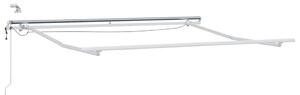 Rama markizy Biały 3 x 2,5 m Aluminium
