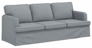 ModuÅowa sofa nowoczesna w kolorze jasnoszarym z ergonomicznym designem