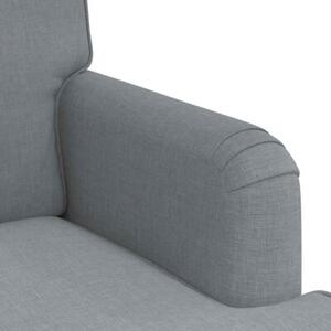 ModuÅowa sofa nowoczesna w kolorze jasnoszarym z ergonomicznym designem