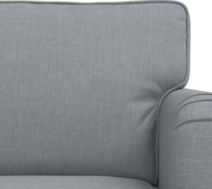 ModuÅowa sofa nowoczesna w kolorze jasnoszarym z ergonomicznym designem