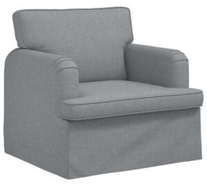 ModuÅowa sofa nowoczesna w kolorze jasnoszarym z ergonomicznym designem