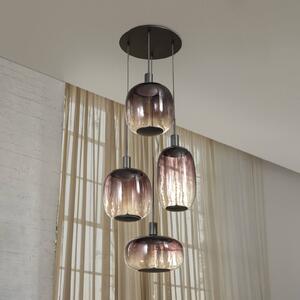 OSRAM Lampa wisząca Decor Needle Plate, możliwość ściemniania, aluminiowy / szary / cynkowy, salon / jadalnia, metal, nowoczesny
