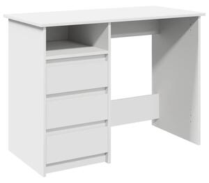Biurko, biaÅe, 102x50x75 cm, materiaÅ drewnopochodny