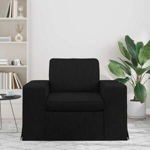 Nowoczesna kanapa moduÅowa w czerni z ergonomicznÄ poduszkÄ siedziska
