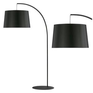 Lampa podłogowa TK Lighting HANG 5077 czarna 200 cm, E27 LED do 15W – elegancka do salonu i sypialni