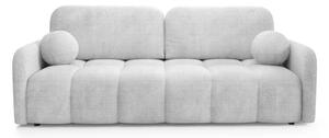 Sofa ZEN Rozkładana Dwuosobowa Szara Szenil Nowoczesna