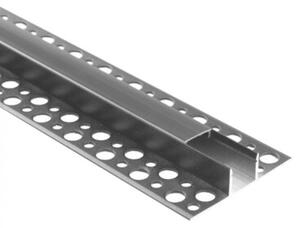 Profil do taśm LED GN01 natynkowy czarny + klosz czarny 1m Ecolight