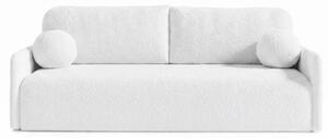 Sofa VENI Rozkładana Dwuosobowa Kremowa Boucle Nowoczesna
