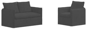 ModuÅowa kanapa nowoczesna z ergonomicznym designem - czarna