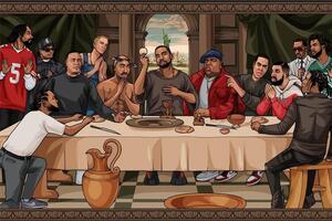 Plakat, Obraz The Last Supper Of Hip Hop, (61 x 91.5 cm)