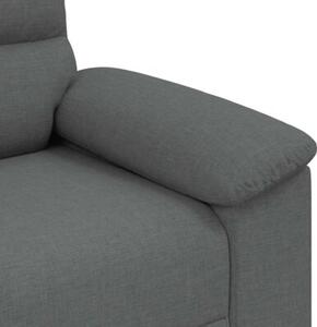 Sofa fotel ciemnoszary 100x81x84 cm tkanina