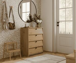 Wąska szafka na buty uchylna artisan | Umeblowana.com