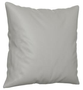 Sofa 2-osobowa z poduszkami, jasnoszara, 120 cm, mikrofibra