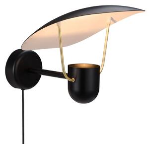 Lampa Ścienna DFTP by Nordlux, Fabiola, czarny, przedpokój, metal, design