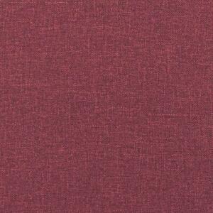 Sofa 2-osobowa, winna czerwieÅ, 120 cm, tapicerowana tkaninÄ