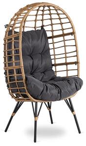 Nowoczesny rattanowy fotel ogrodowy Z2-T46