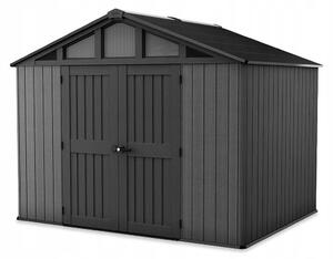 Domek ogrodowy Keter Stronghold 10 x 8 szary, z podog