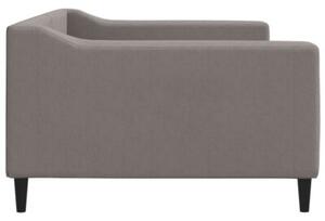 Sofa z funkcją spania, kolor taupe, 100x200 cm, obita tkaniną