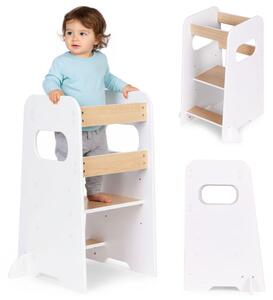 Pomocnik kuchenny kitchen helper Montessori regulowany podest dla dziecka ECOTOYS