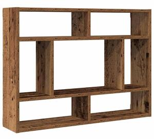 Półka ścienna, stare drewno 75x16x55cm, materiał drewnopochodny