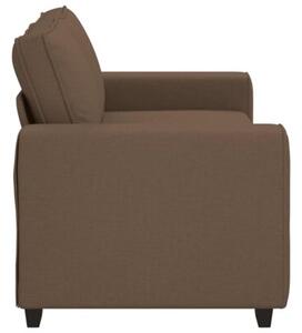 Sofa 2-osobowa, brÄ zowa, 180x77x82 cm, tkaninÄ