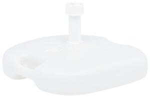 Podstawa pod parasol, wypełniana wodą/piaskiem, 16 l, biała