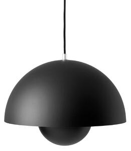 Lampa Wisząca &Tradition, Flowerpot VP7, ściemnialny, czarny, salon, metal, design