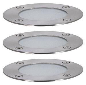 Paulmann - Plug & Shine 3 LED Reflektor Sutinowy Wpuszczany Smart Home ZigBee RGBW IP67 Sil