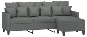 Sofa 3-osobowa z podnÃ³Å¼kiem, ciemnoszary, 180 cm, tkaninÄ